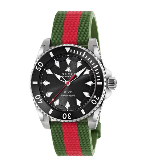 gucci dive 40mm mens watch|Gucci dive watch automatic.